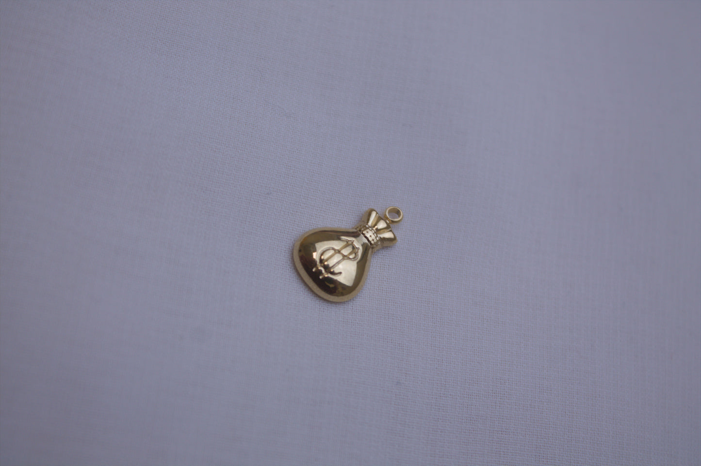 Classic Gold Money Bag Charm