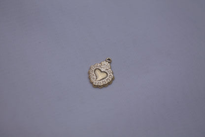 Gold Sacred Heart Charm