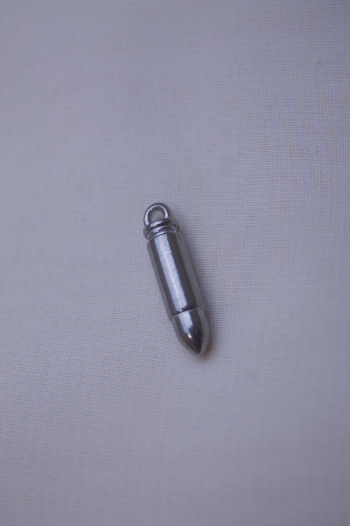 Classic Silver Bullet Charm