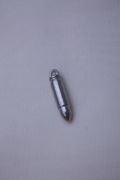 Classic Silver Bullet Charm