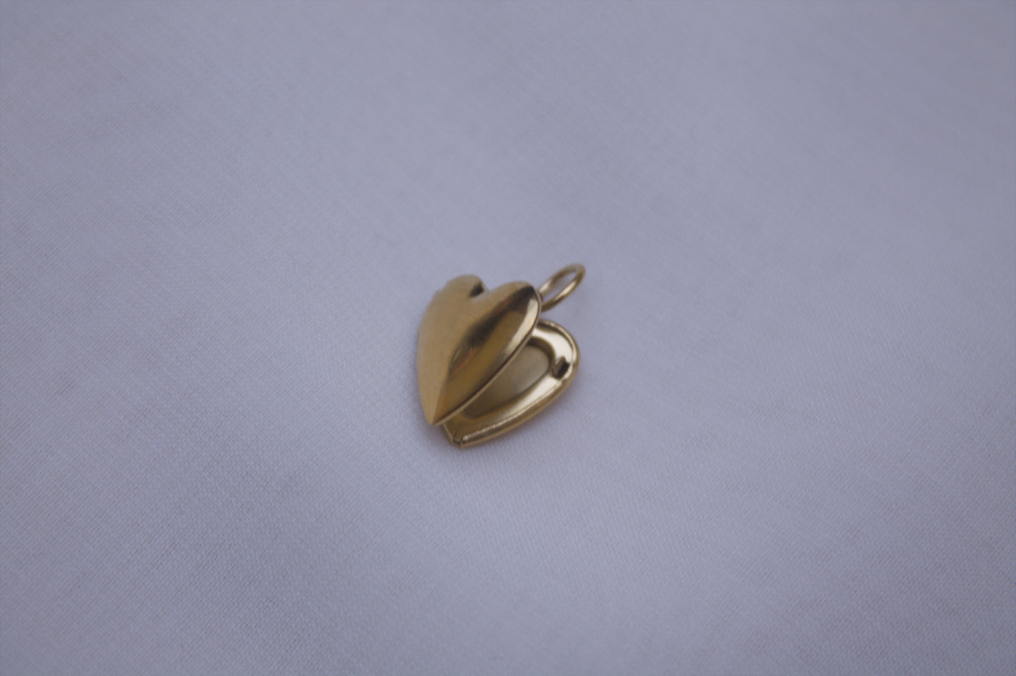 Classic Gold Heart Locket Charm