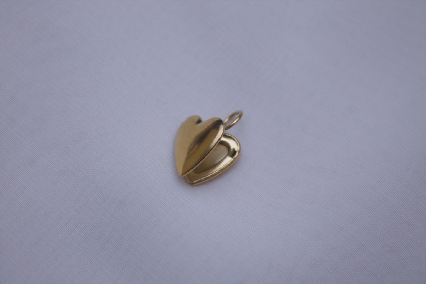 Classic Gold Heart Locket Charm