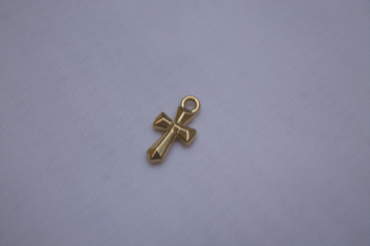 Classic Gold Cross Charm