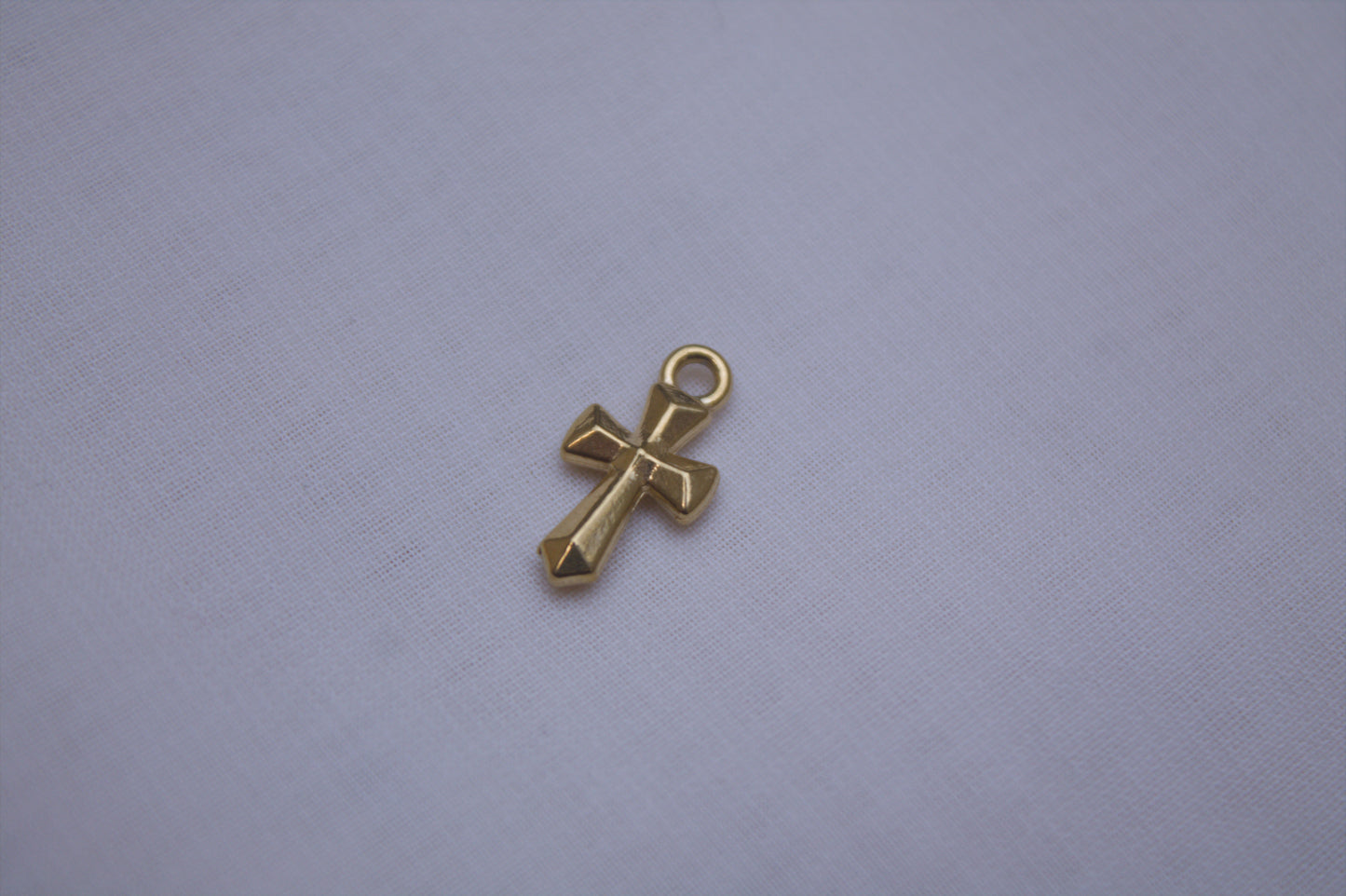 Classic Gold Cross Charm