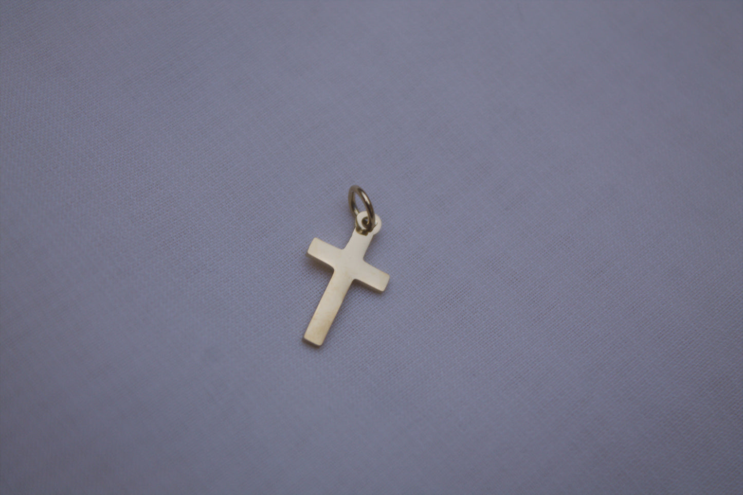 Classic Gold Cross Charm