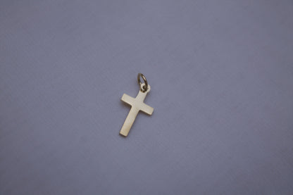 Classic Gold Cross Charm