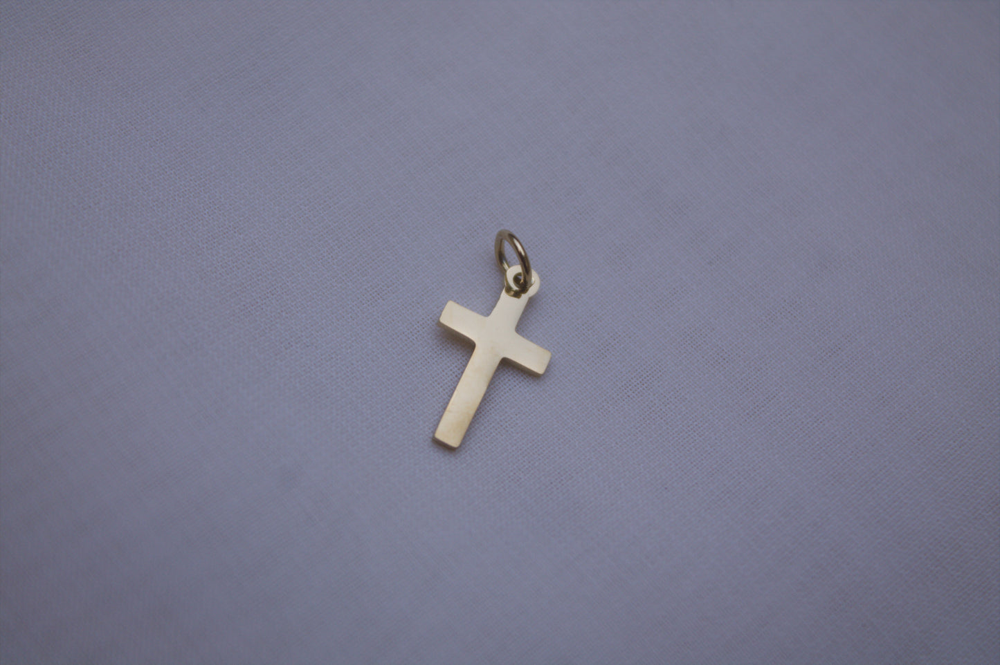 Classic Gold Cross Charm