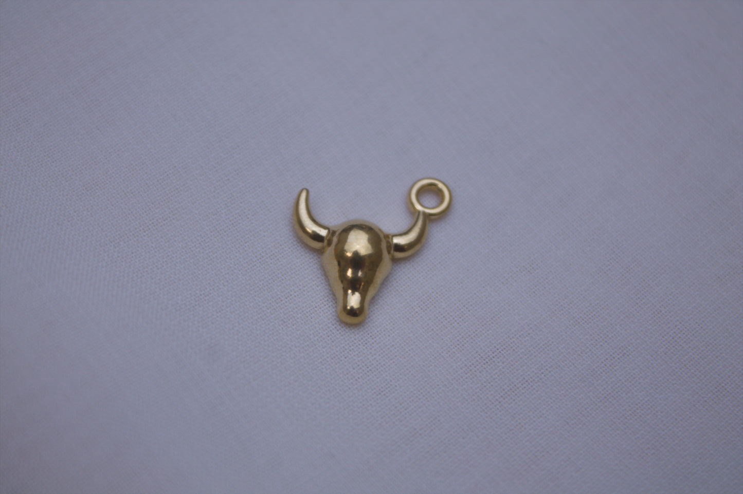 Classic Gold Longhorn Charm