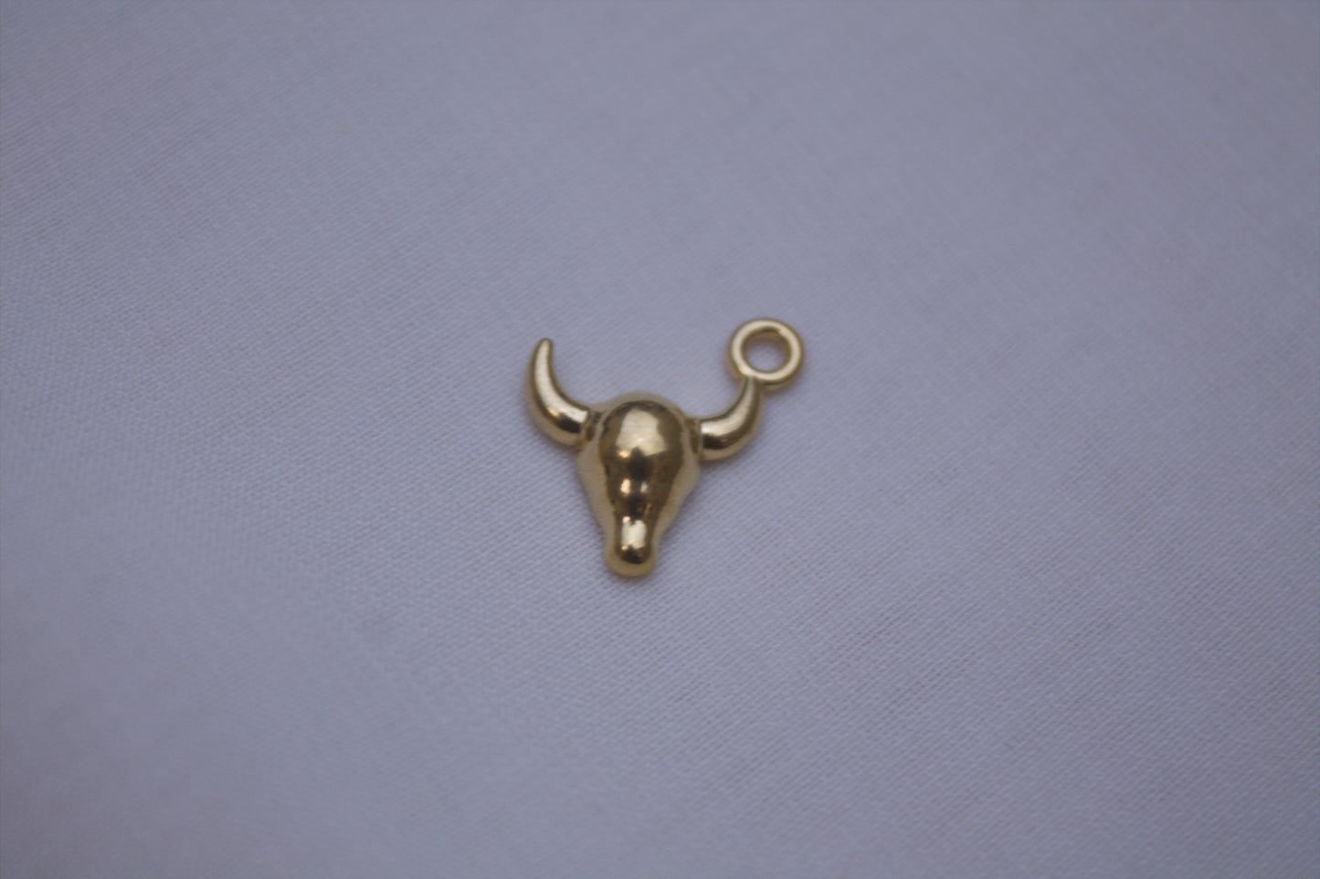 Classic Gold Longhorn Charm
