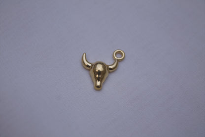 Classic Gold Longhorn Charm
