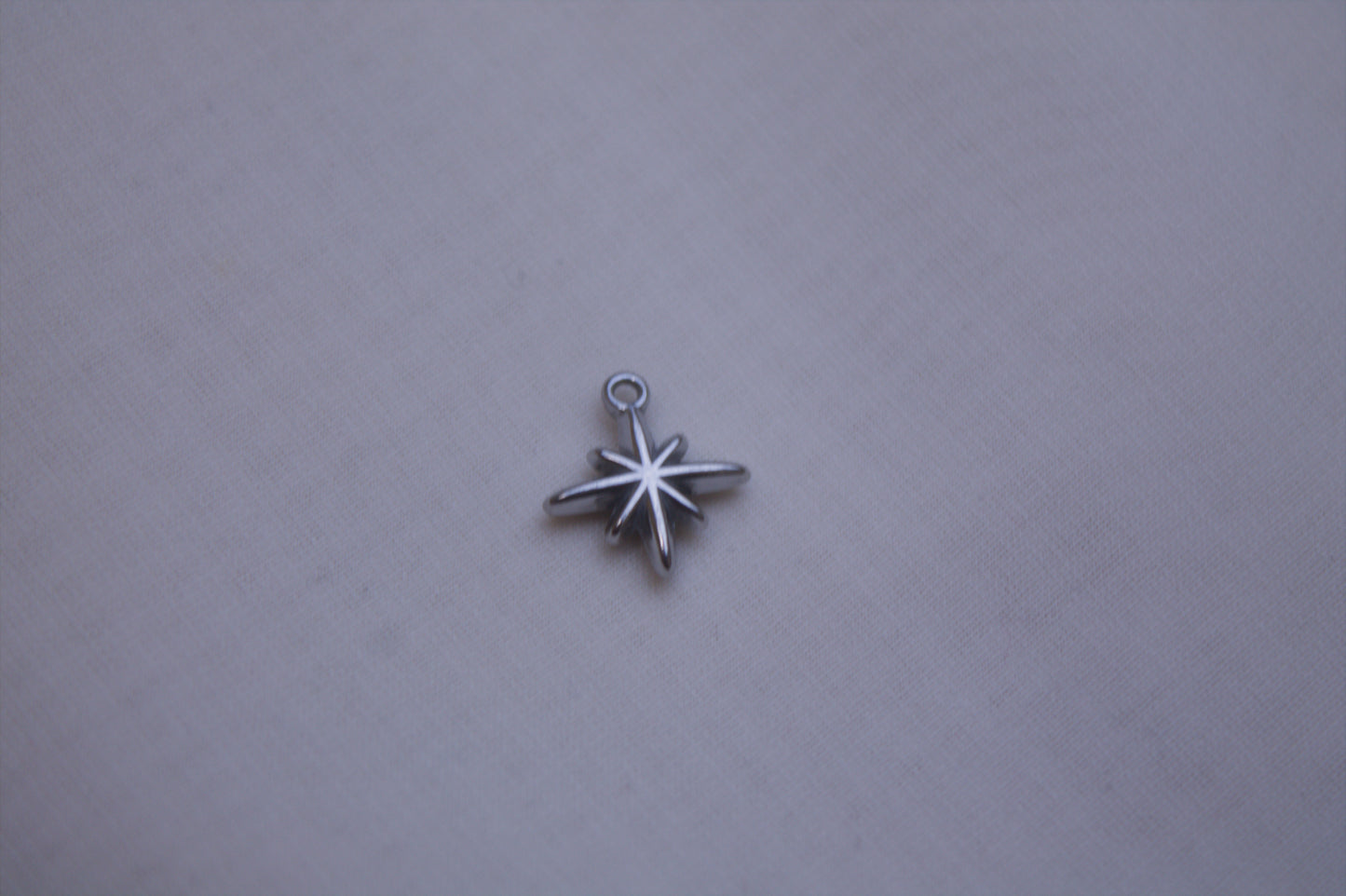 Classic Silver North Star Charm