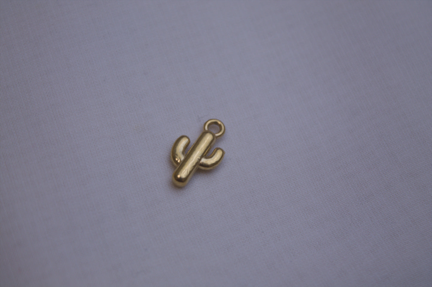 Classic Silver Cactus Charm