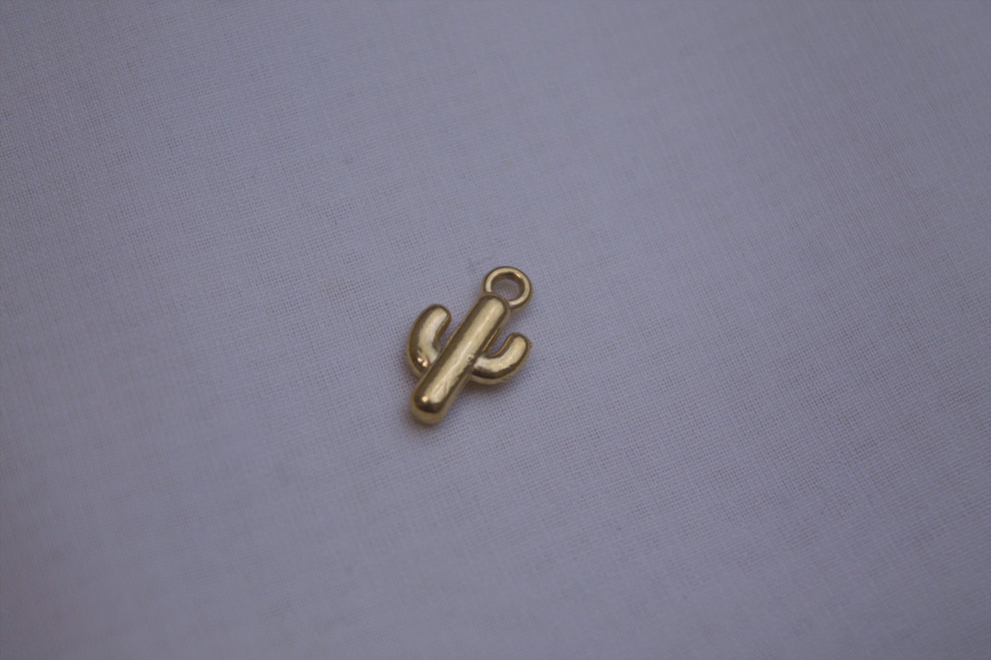 Classic Silver Cactus Charm