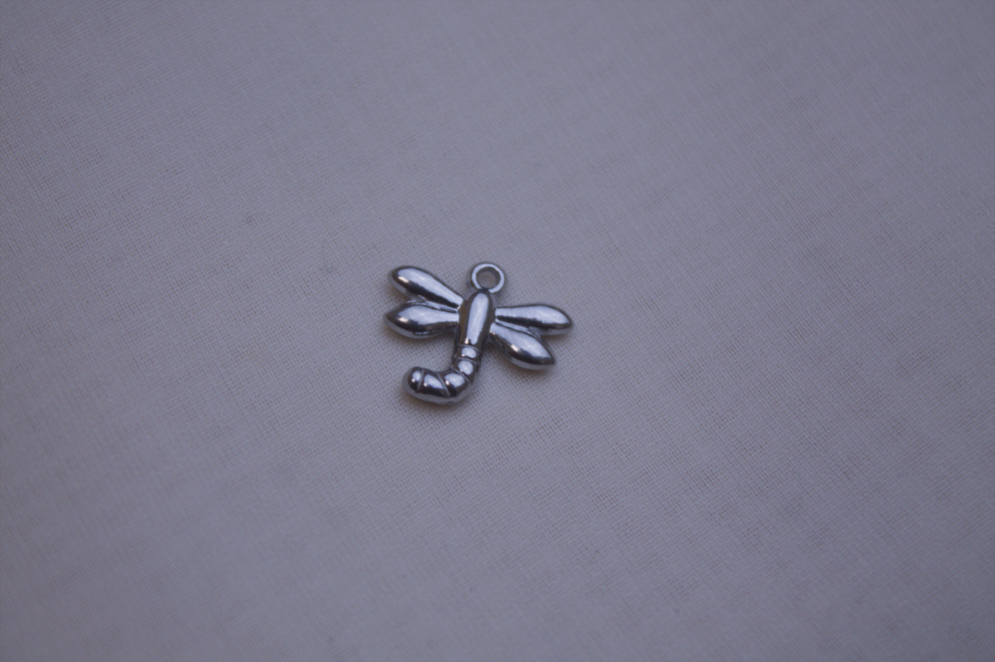 Classic Silver Dragonfly Charm