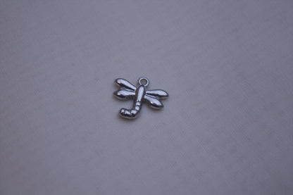 Classic Silver Dragonfly Charm