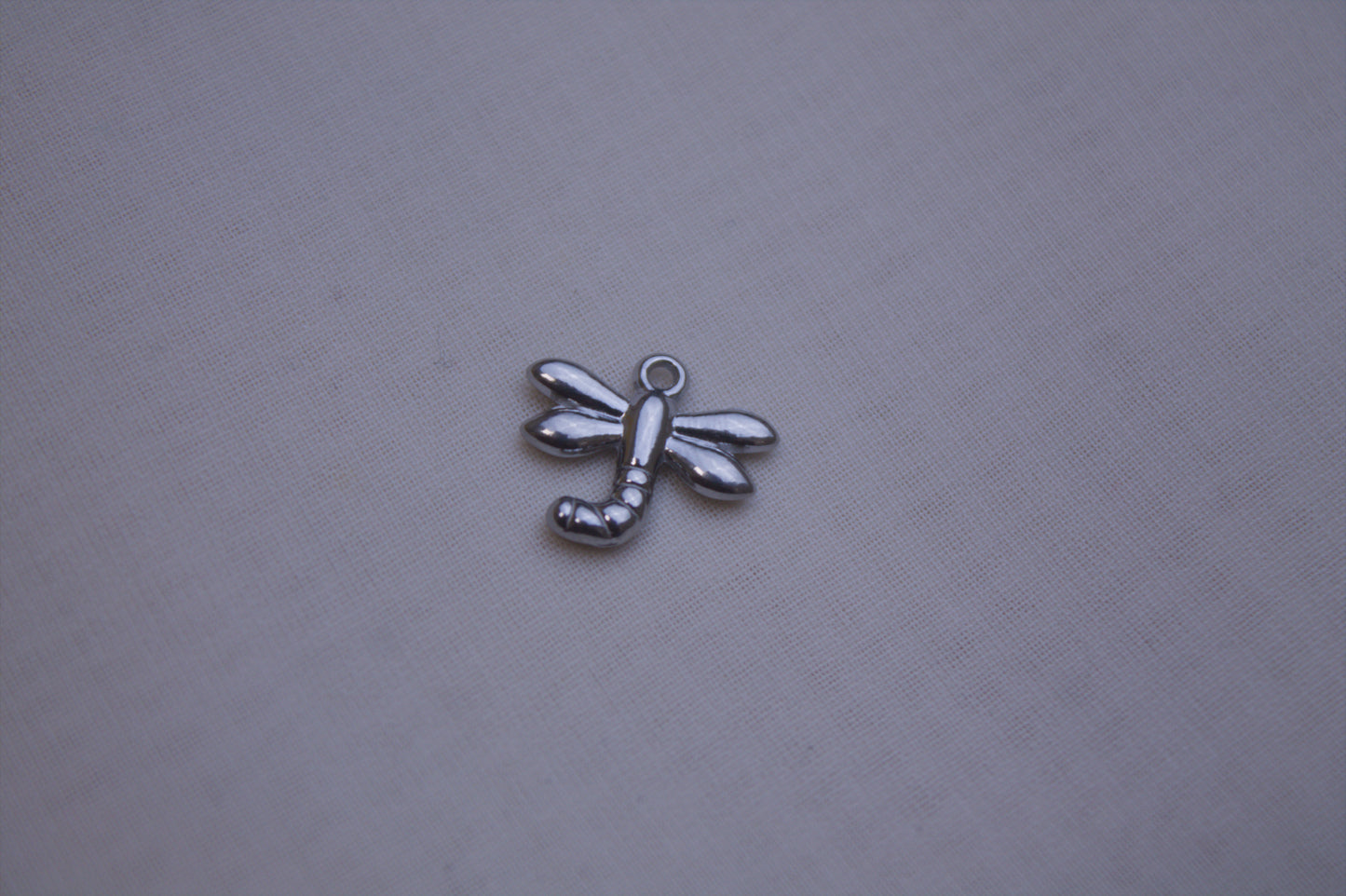 Classic Silver Dragonfly Charm