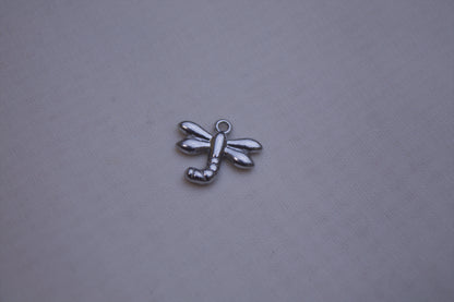 Classic Silver Dragonfly Charm