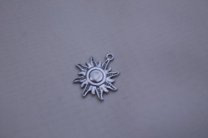 Classic Silver Sun Charm