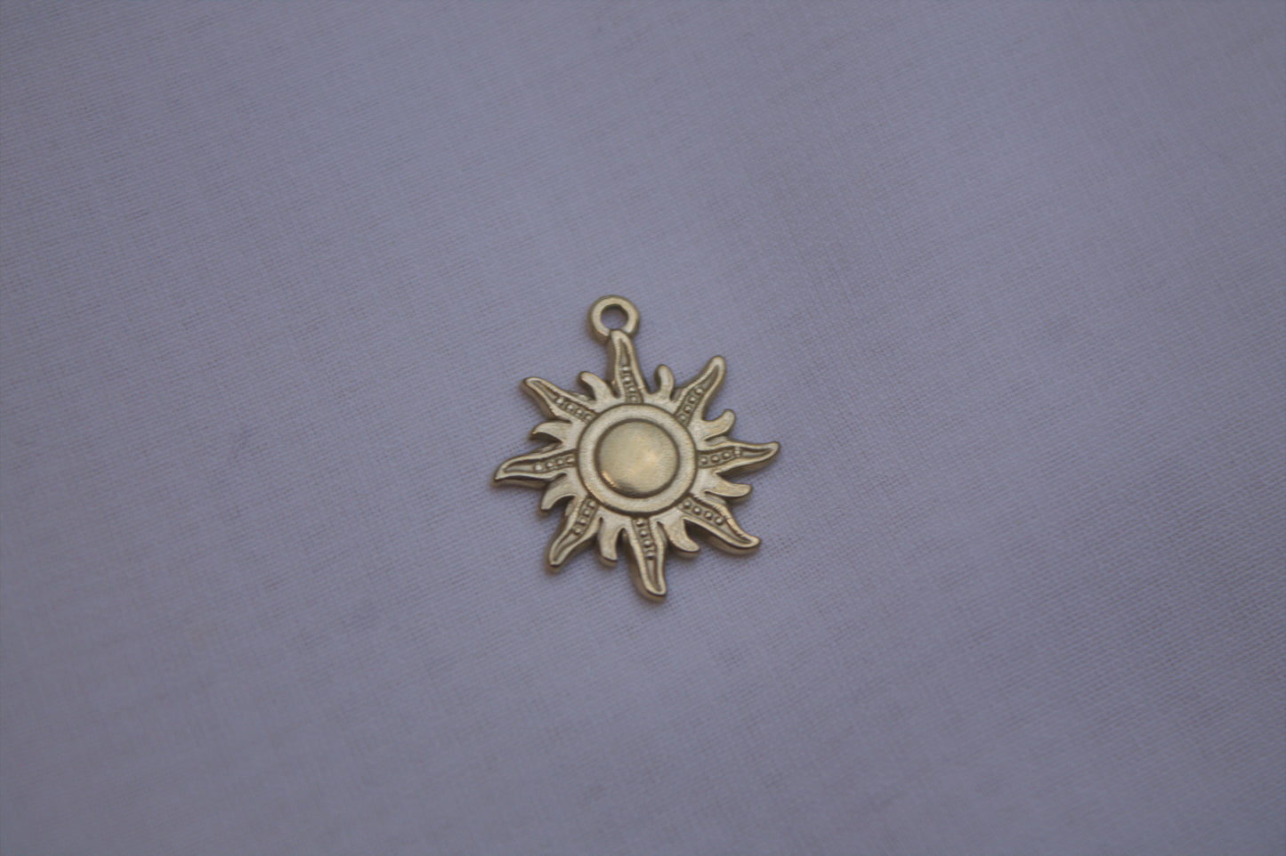 Classic Gold Sun Charm