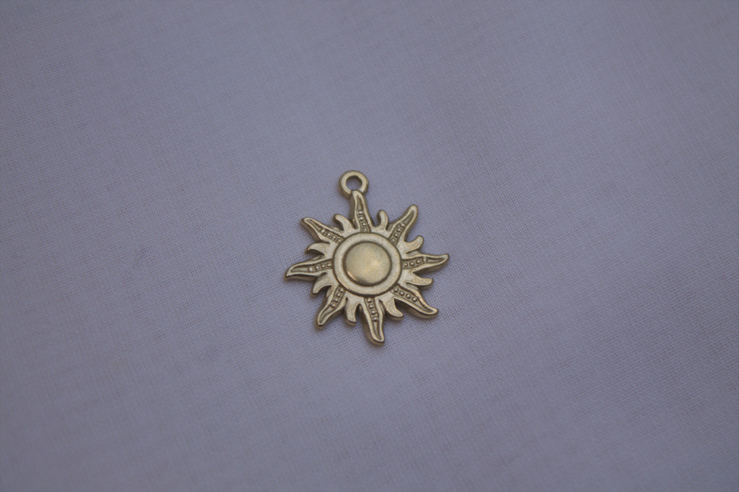 Classic Gold Sun Charm