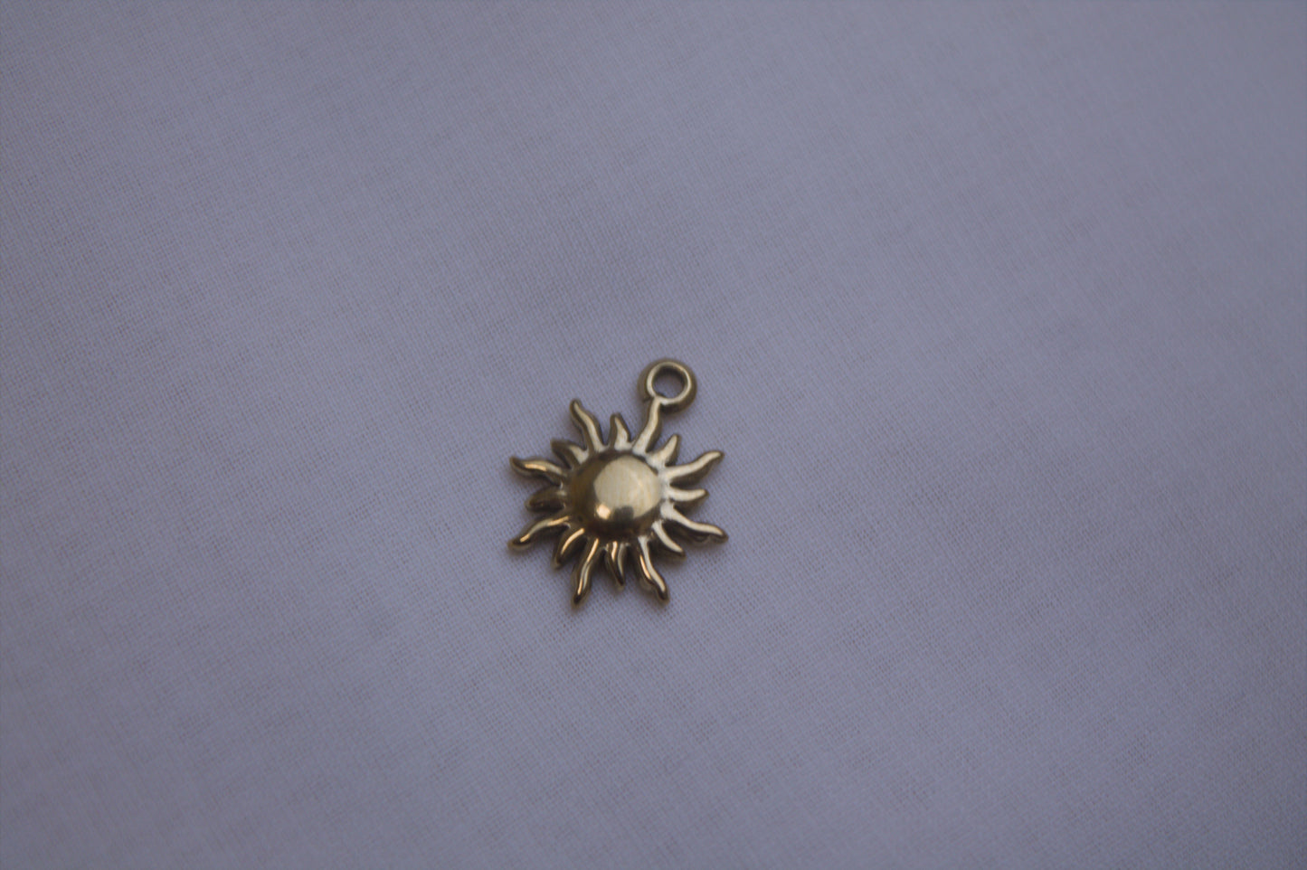 Classic Gold Sun Charm