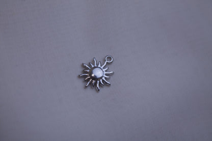 Classic Silver Sun Charm
