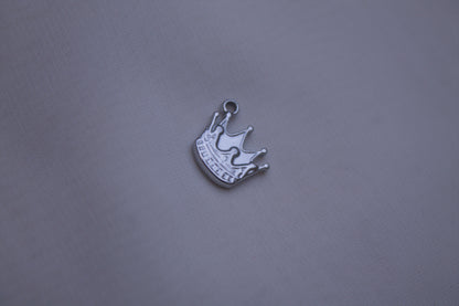 Classic Silver Crown Charm