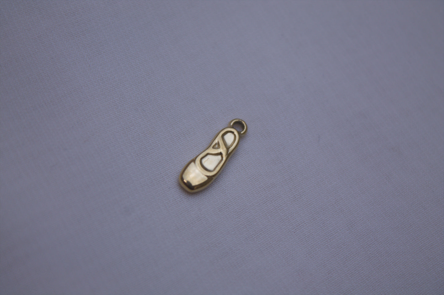 Classic Gold Ballet Slipper Charm