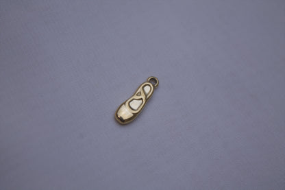 Classic Gold Ballet Slipper Charm
