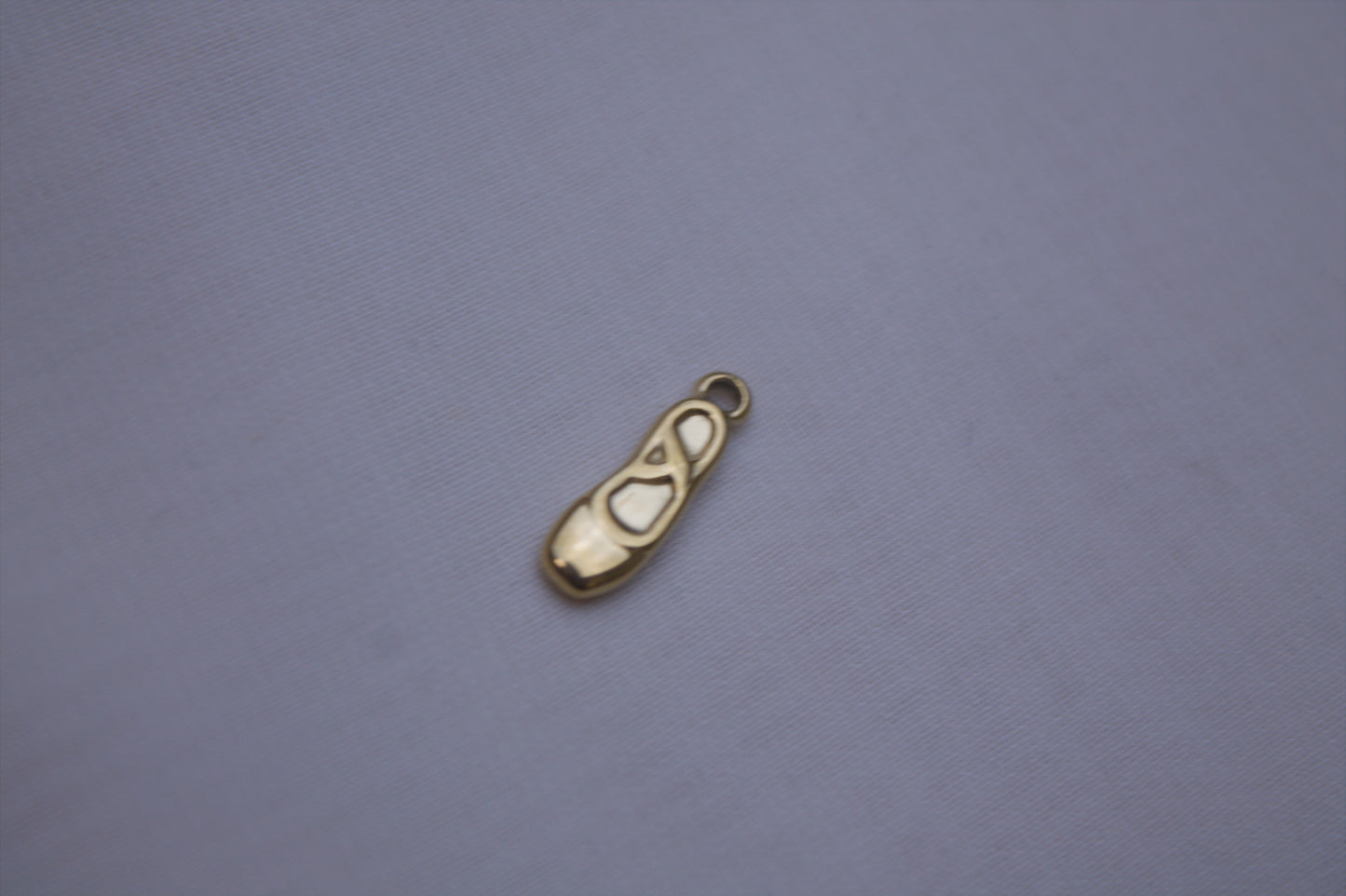 Classic Gold Ballet Slipper Charm