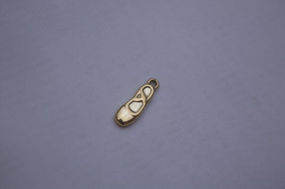 Classic Gold Ballet Slipper Charm
