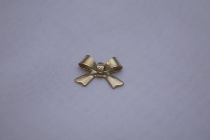 Classic Gold Bow Charm