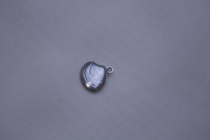 Classic Silver Clam Shell Charm