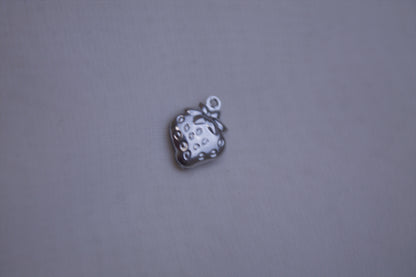 Classic Silver Strawberry Charm
