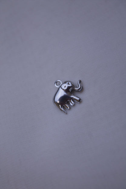 Classic Silver Elephant Charm