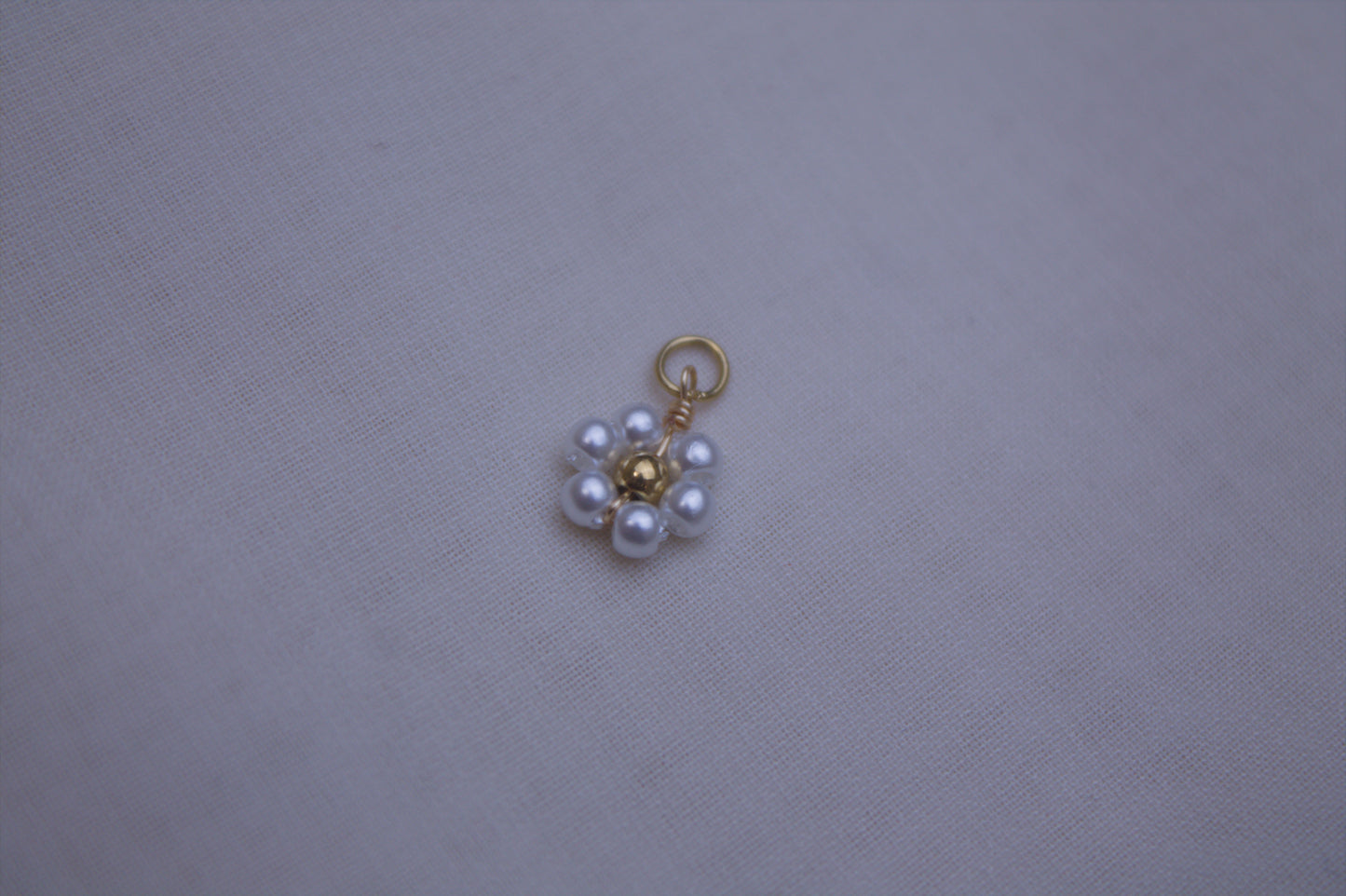 Pearl Flower Charm