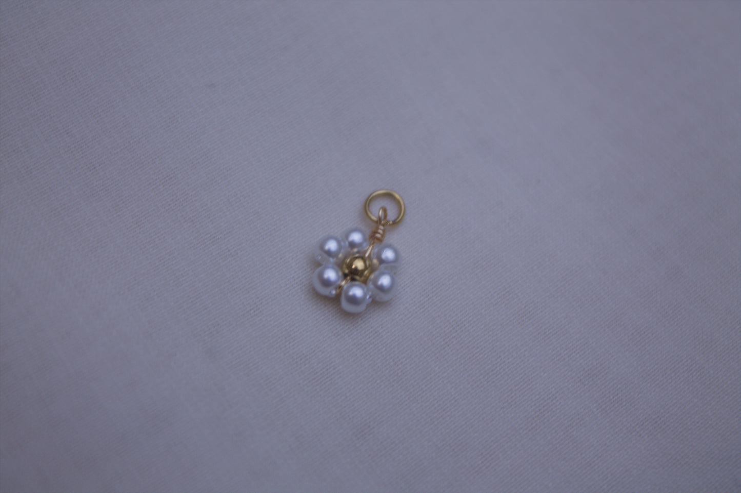 Pearl Flower Charm