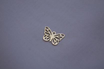 Classic Gold Butterfly Charm