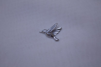 Classic Silver Hummingbird Charm