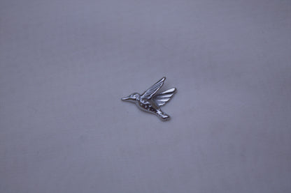 Classic Silver Hummingbird Charm