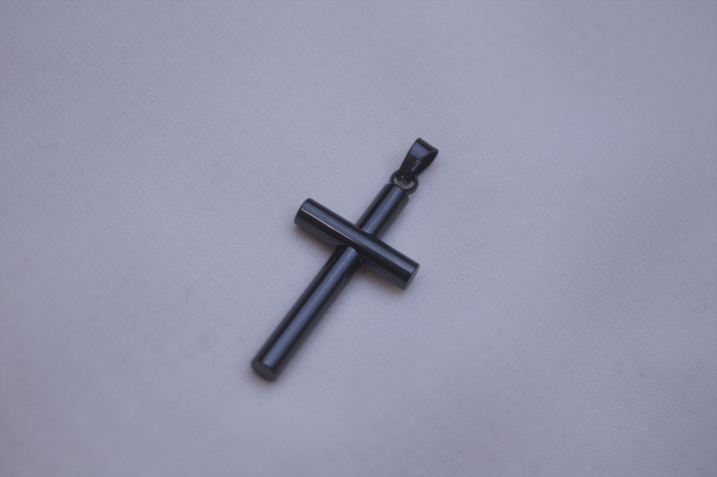 Classic Black Cross Charm