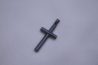 Classic Black Cross Charm