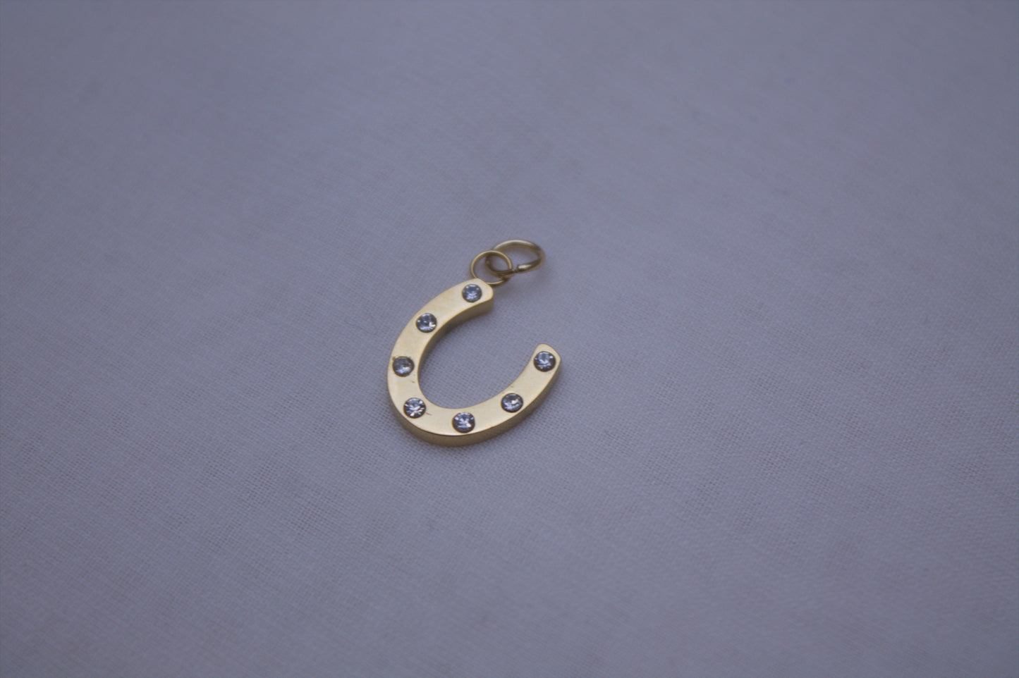 Classic Gold Horseshoe Charm