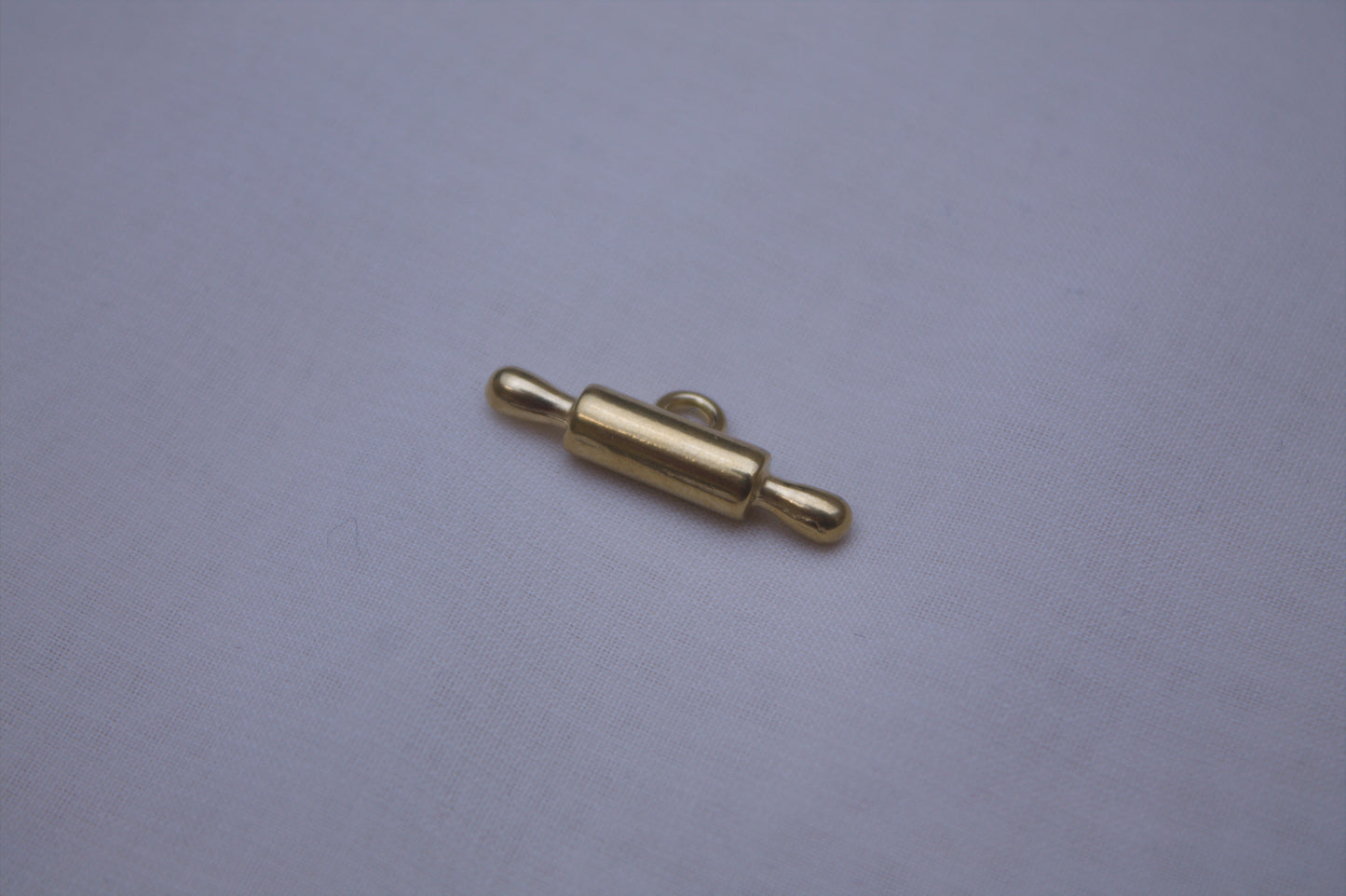 Classic Gold Rolling Pin Charm