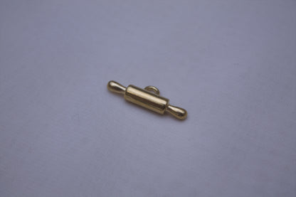 Classic Gold Rolling Pin Charm