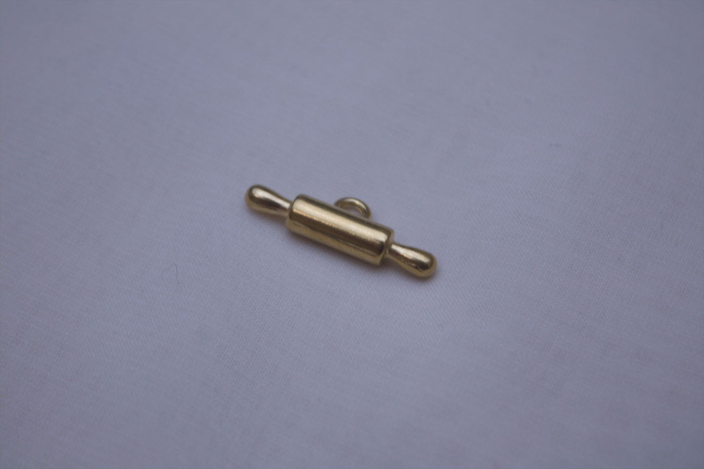 Classic Gold Rolling Pin Charm