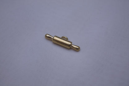 Classic Gold Rolling Pin Charm