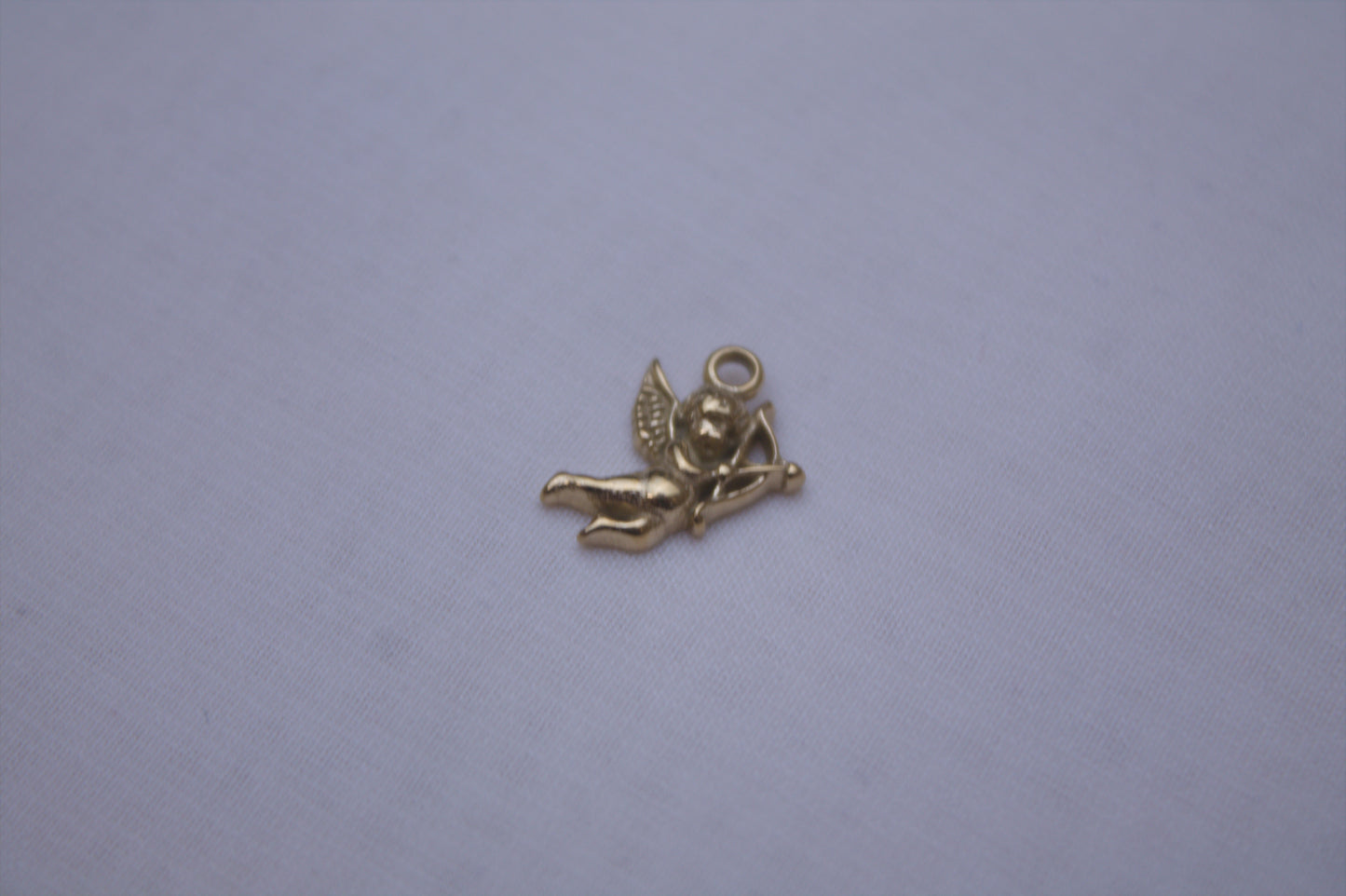 Classic Gold Cupid Angel Charm