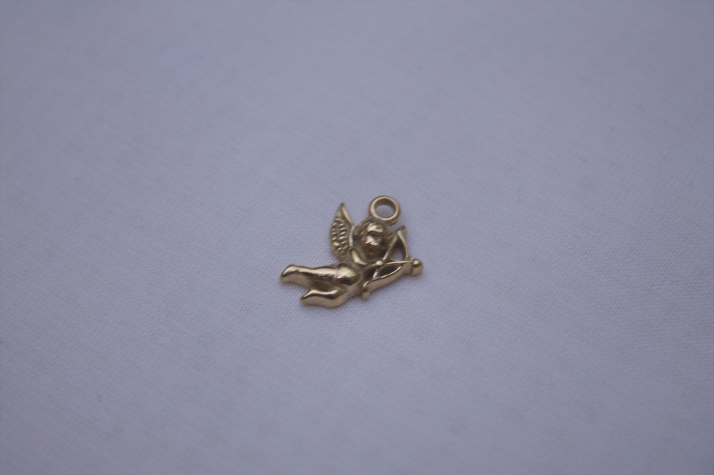 Classic Gold Cupid Angel Charm