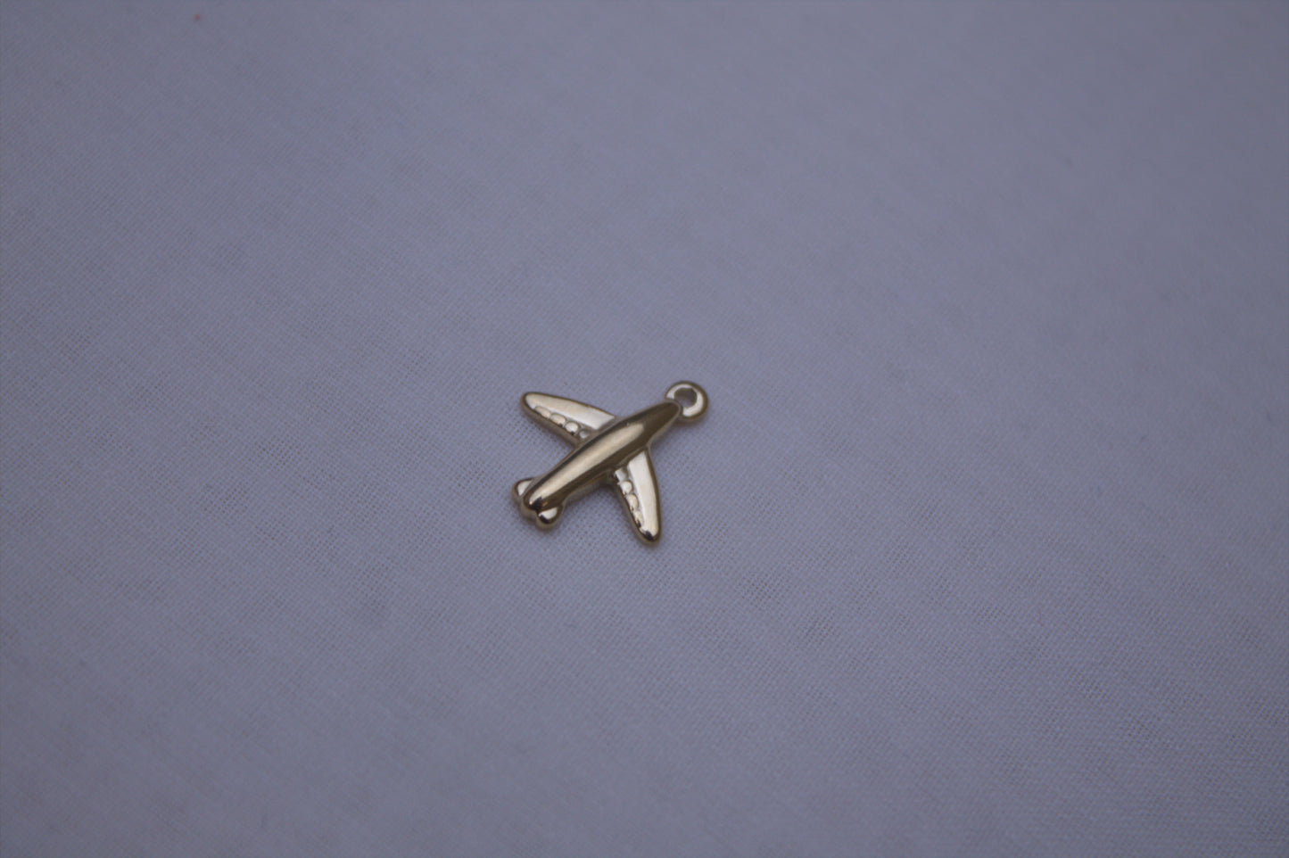 Classic Gold Airplane Charm